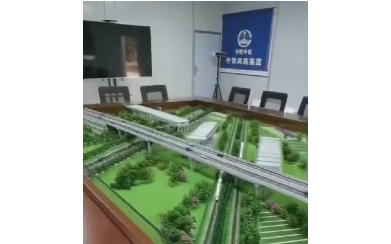 旋轉(zhuǎn)高架模型視頻展示